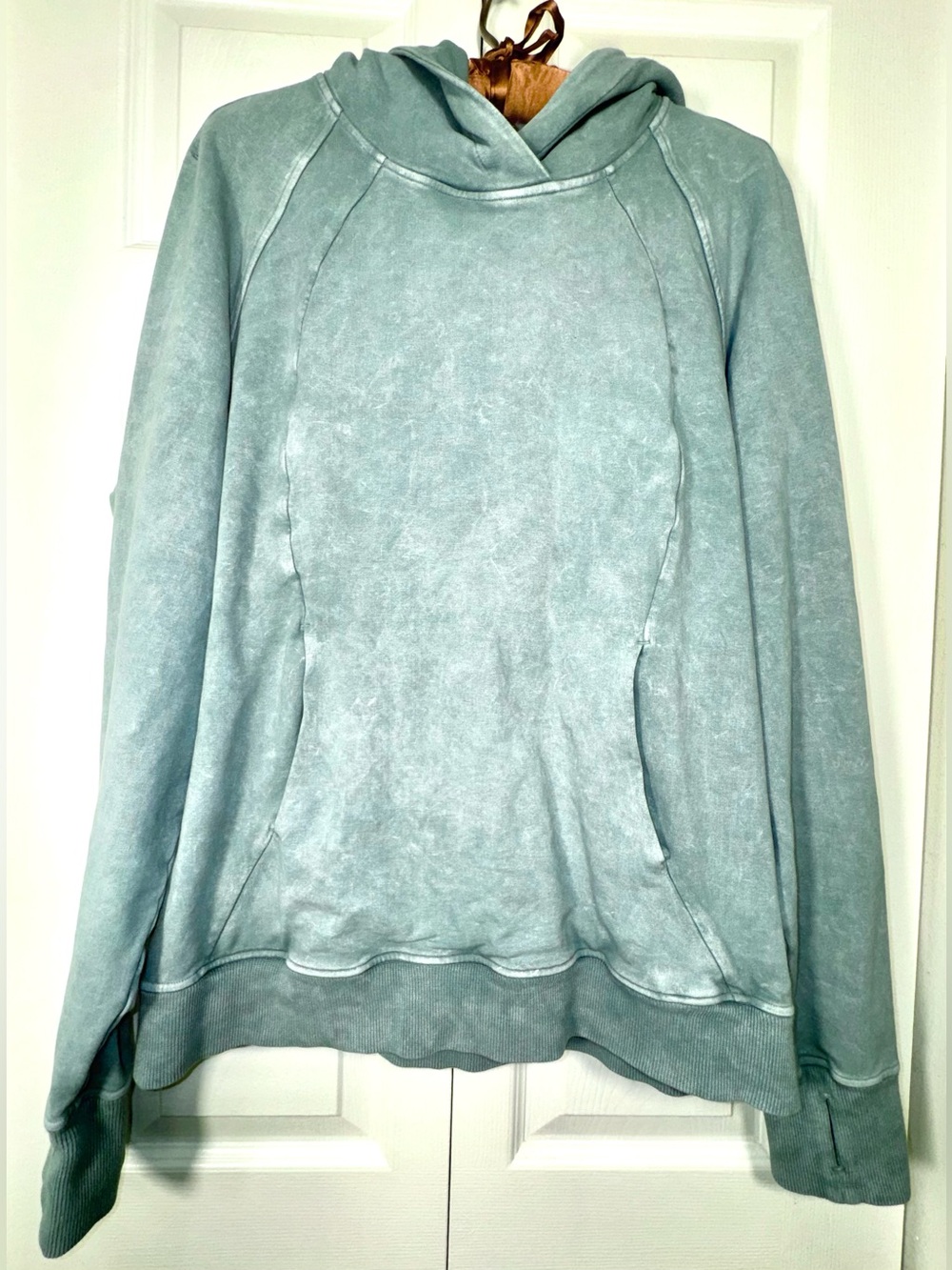 Lululemon All Yours Hoodie Fleece Wash Mineral Wash Size 10